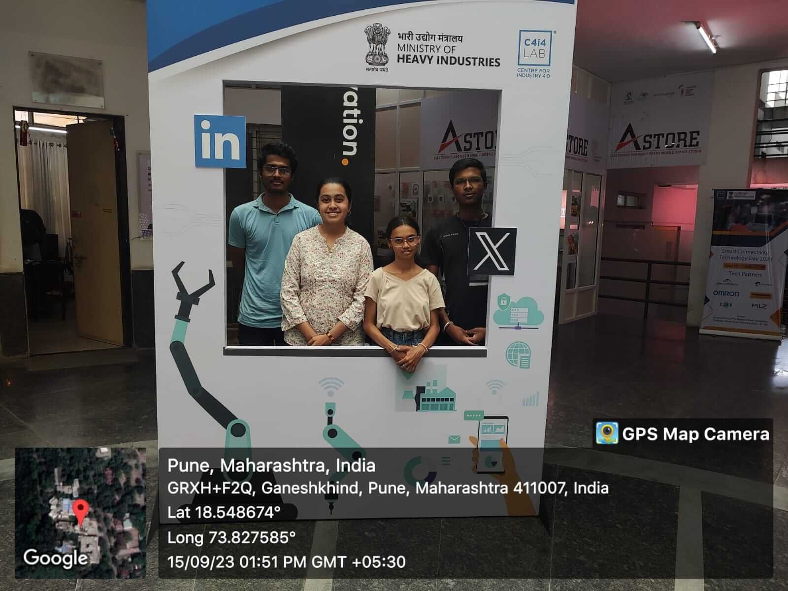 VISIT TO C4I4 LAB,SPPU  PUNE